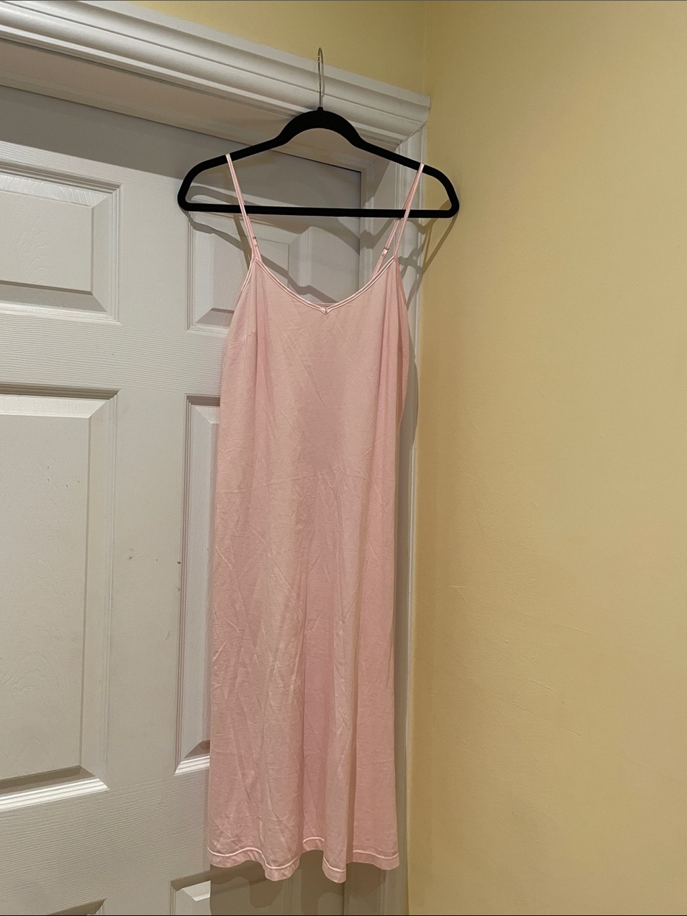 Hudson North Pima Cotton Pink Slip Dress Elevated Lounge To Street M